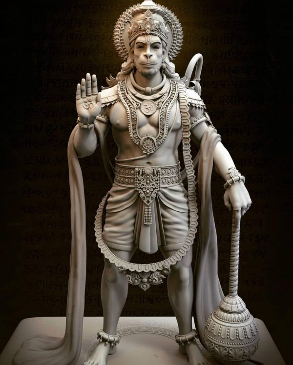 bajrangbali hd fond d'écran,statue,sculpture,sculpture sur pierre,monument,art