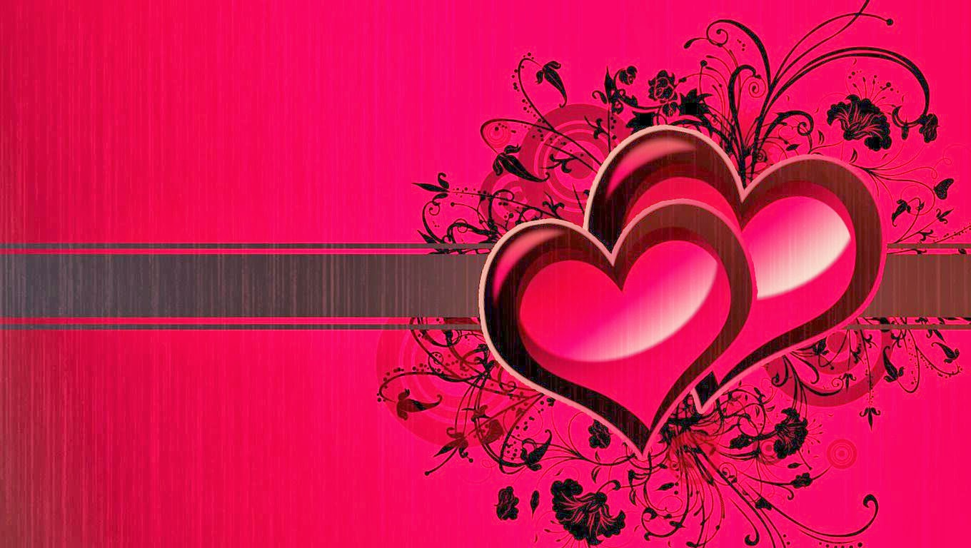 facebookの愛の壁紙,心臓,ピンク,赤,愛,バレンタイン・デー